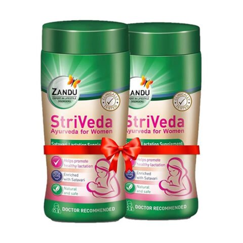 Zandu-StriVeda-Satavari-Lactation-Supplement-for-Increasing-Breast-Milk-Supply,-210-g-x-Pack-of-2