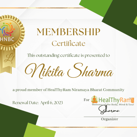 HNBC Membership Certificate