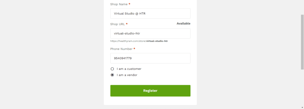 Register - Vendor Guide 2 - HealThyRam