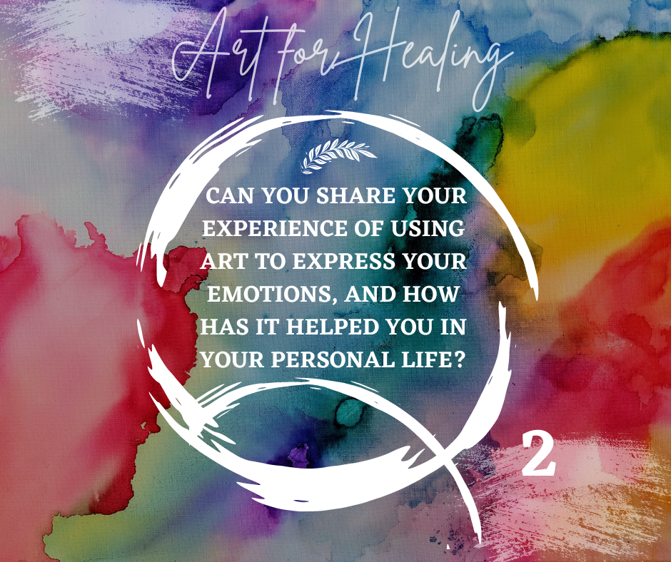 Art for Healing question to the panel speakers