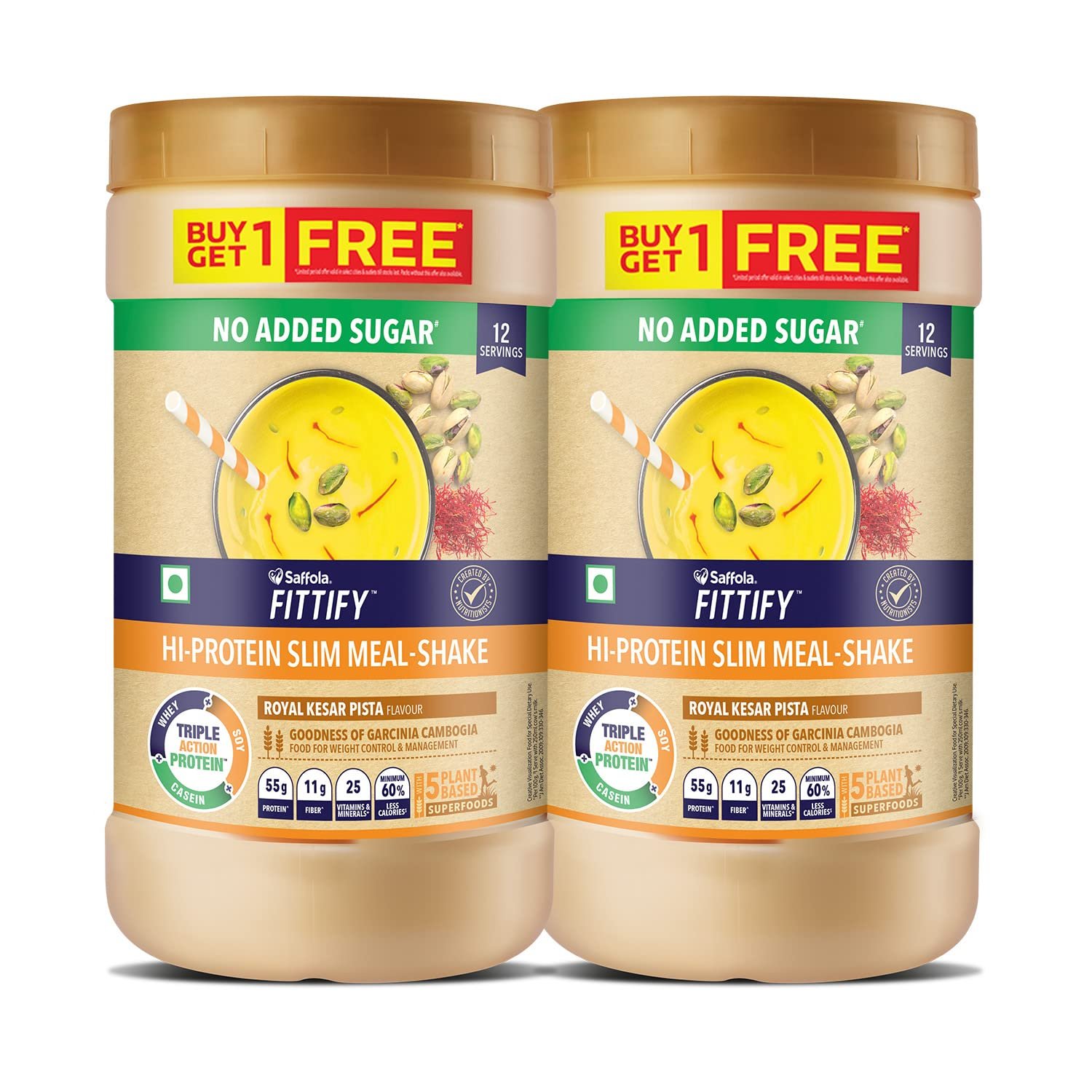 Saffola FITTIFY Hi-Protein Slim Meal Shake