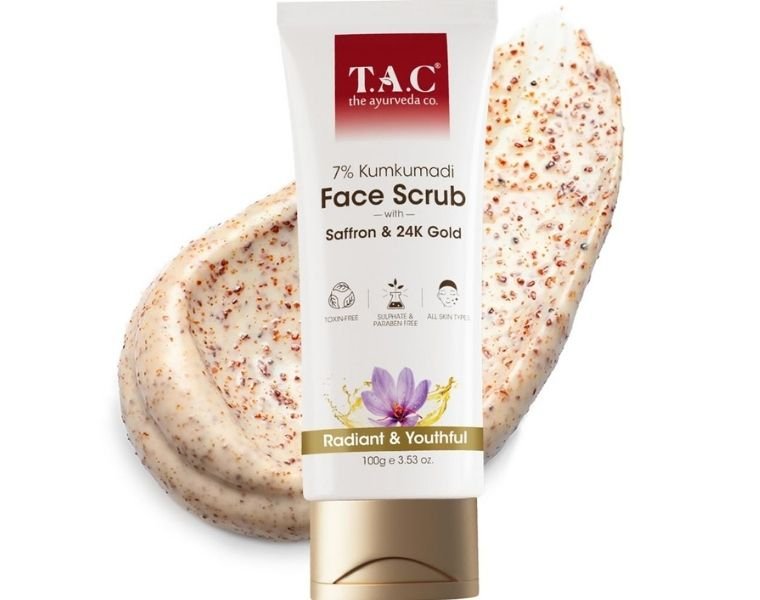 TAC Kumkumadi Face Scrub With Saffron & Manjistha