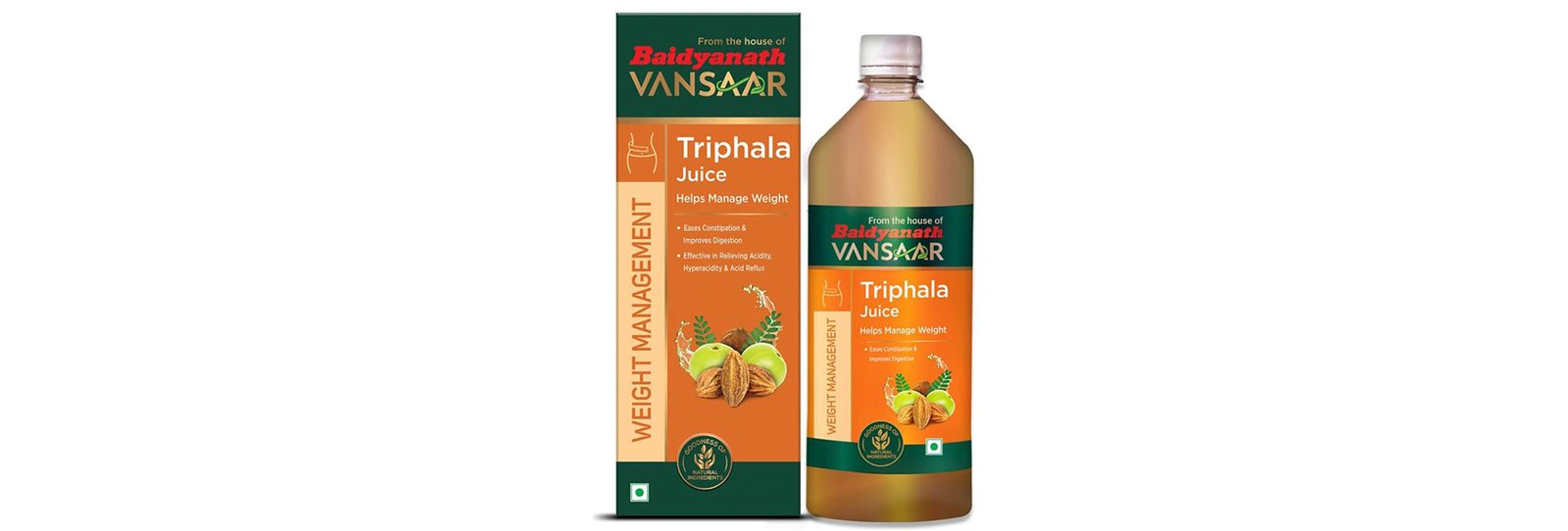 Vansaar Triphala Juice 1L Ayurvedic Formula