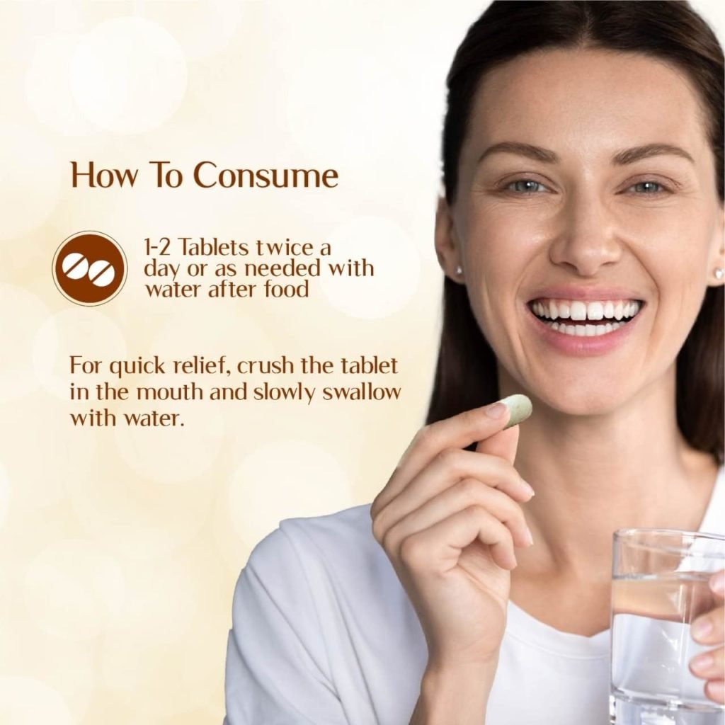 For Digestion and Acidity | Maharishi Ayurveda Amlant For Acidity Heartburn Gas Bloating Strengthens Digestive System Helps in reducing Acidity Recurrence Quick Relief from Acidity Clinically Proven Enriched with Haritaki and other 14 other potent Herbs 60 Tablets Pack of 1