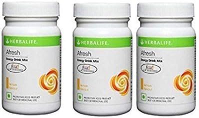 HERBALIFE AFRESH ENRGY DRINK LEMON FLAVOUR PACK OF 3 (50g EACH)