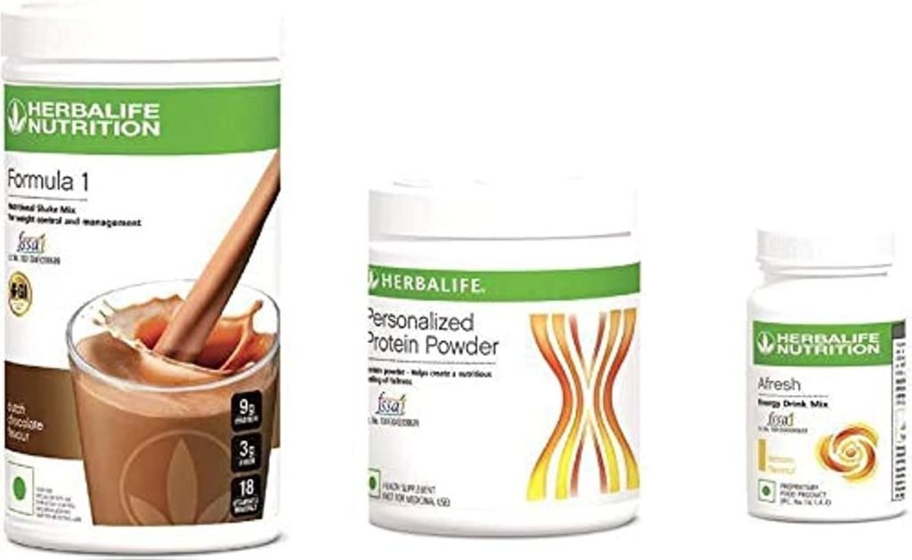 Herbalife Weight Loss Package for mula1(Chocolate)+Personalized Protein Powder(PPP)+Afresh - Lemon