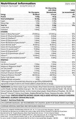 Herbalife Weight Loss Package for mula1(Chocolate)+Personalized Protein Powder(PPP)+Afresh - Lemon