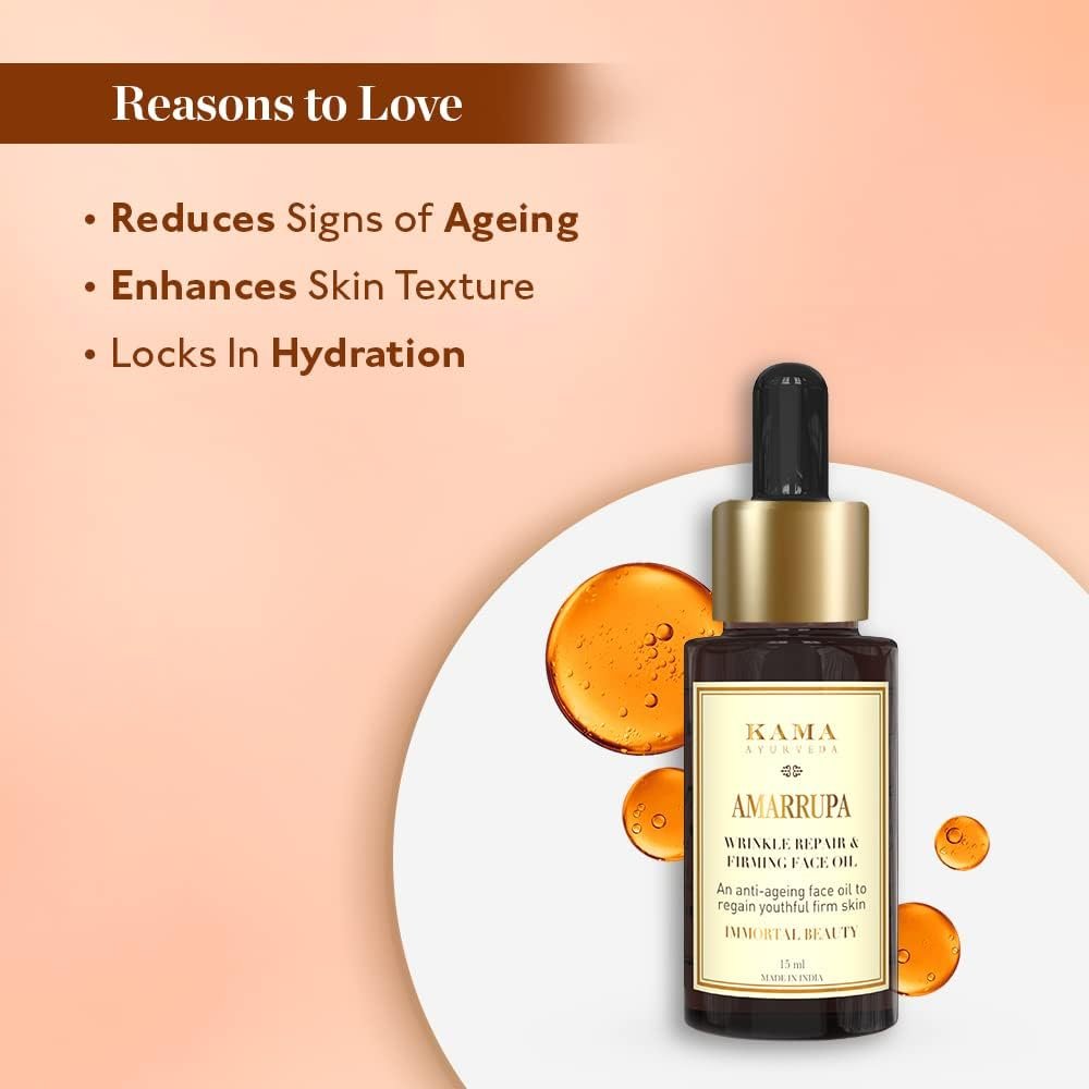 KAMA AYURVEDA AMARRUPA WRINKLE REPAIR FIRMING FACE OIL 3ML