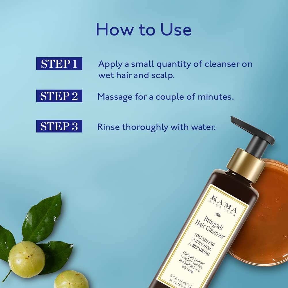 Kama Ayurveda Bringadi Hair Cleanser, 200 ml