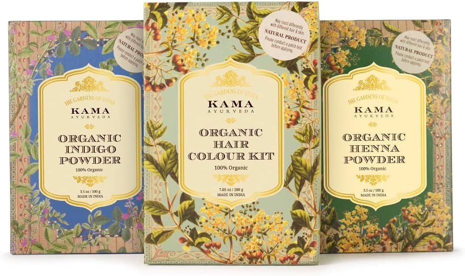 Kama Ayurveda Natural Organic Hair Color Kit