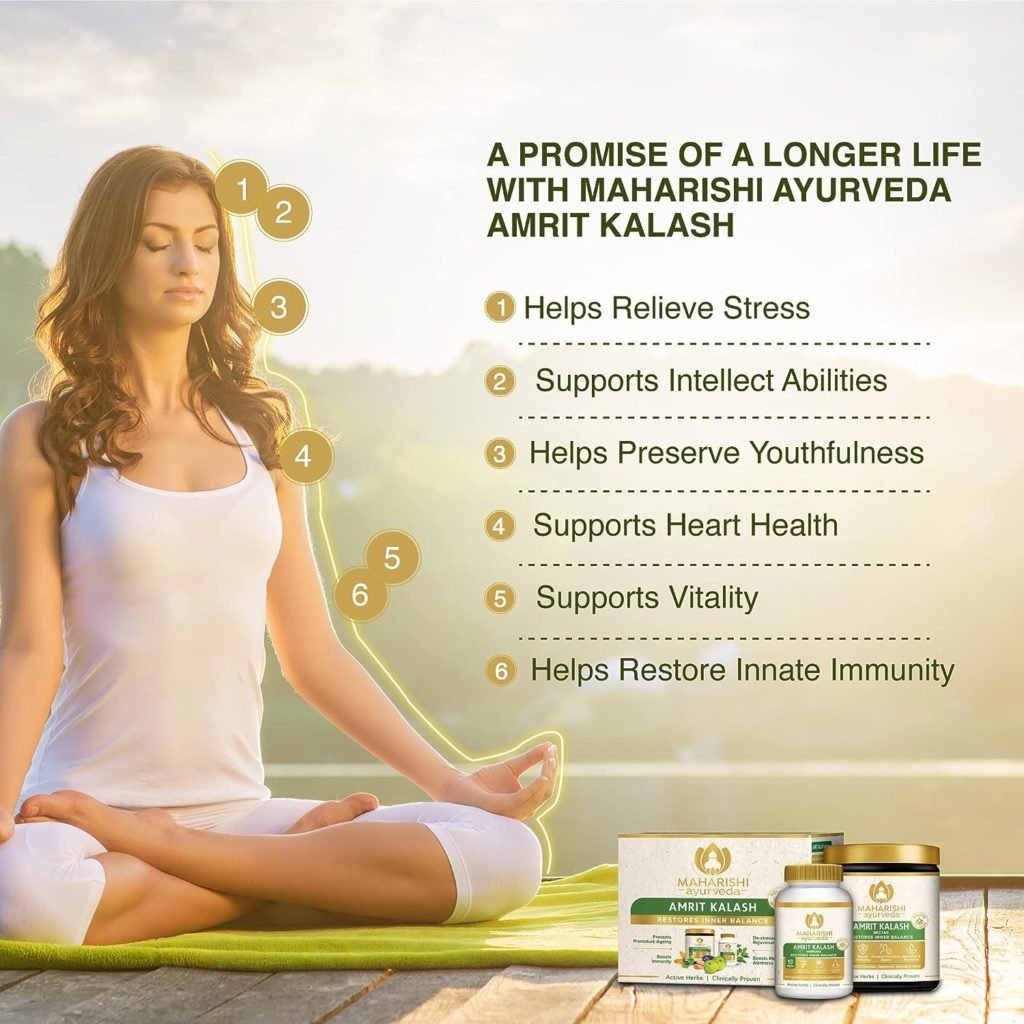 Maharishi Ayurveda Amrit Kalash -60 Tablets and 600 g Paste