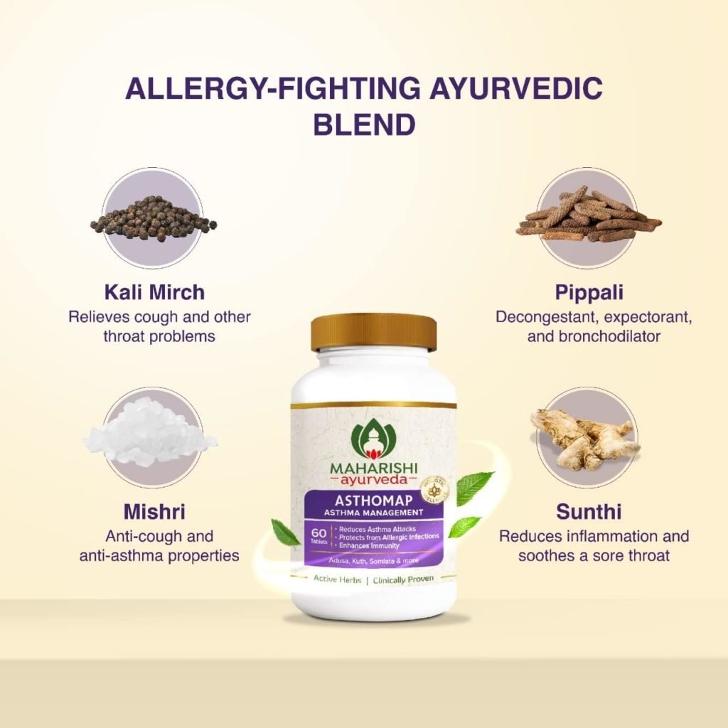 Maharishi Ayurveda Asthomap (60 Tablets)