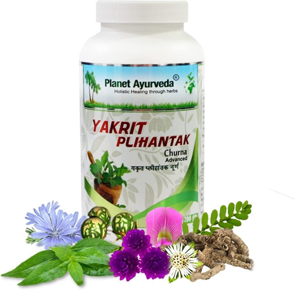 Planet Ayurveda Yakrit Plihantak Churna Advanced - Ayurvedic Medicine for Fatty Liver (Pack of 1) 200 g