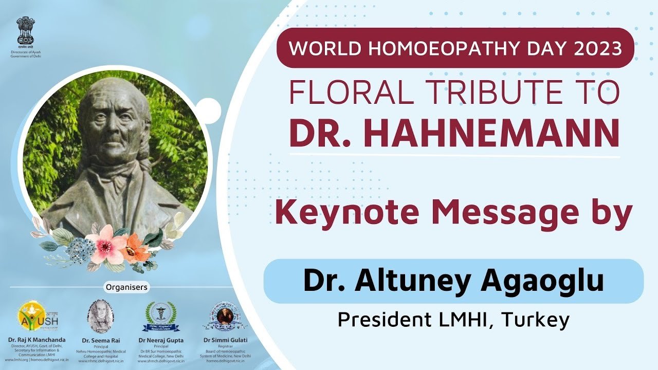 Keynote message by Dr. Altuney Agaoglu on World Homoeopathy Day | HealThyRam.com