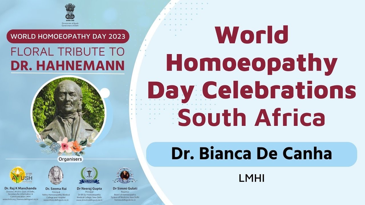 World Homoeopathy Day Celebrations - South Africa - Dr. Bianca De Canha | HealThyRam.com