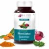 Bliss Welness Blood Detox | Curcumin Beetroot Manjistha Neem Extract | Blood Purifier Acne & Pimple Control Radiant Skin Anti Bacterial Ayurvedic Herbal
