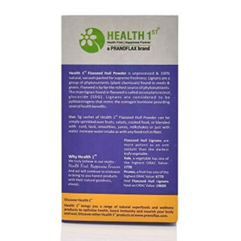 HEALTH 1st Flaxseed Hull Powder Lignans
