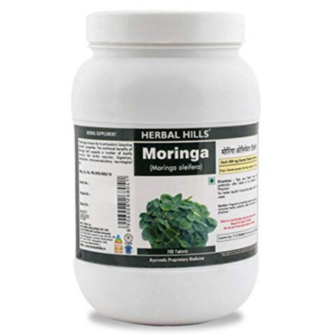 Herbal Hills Moringa Oliefera Tablets/Moringa Leaf Tablet/Moringa Tablets | 700 Count