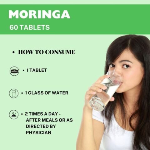 Herbal Hills Moringa Tablets – Moringa Oleifera Tablets | Moringa Drumstick | Moringa Leaf Tablet – 60 Tablets