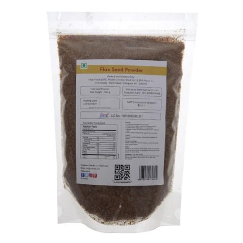 Nutriwish Flax seed powder, 500 g | Alsi Powder | Rich in Fiber