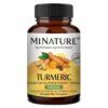 minature Turmeric Capsules |Curcuma with Ginger and Black Pepper Capsules|All Natural| 1000* mg, 120 Vegan Capsules * | Made in India | 2 Months Supply*