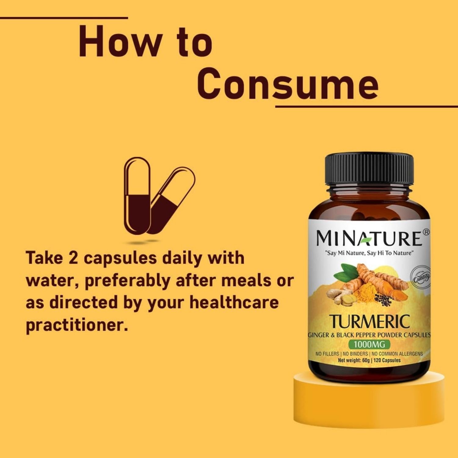 minature Turmeric Capsules |Curcuma with Ginger and Black Pepper Capsules|All Natural| 1000* mg, 120 Vegan Capsules * | Made in India | 2 Months Supply* minature Turmeric Capsules |Curcuma with Ginger and Black Pepper Capsules|All Natural| 1000* mg, 120 Vegan Capsules * | Made in India | 2 Months Supply*