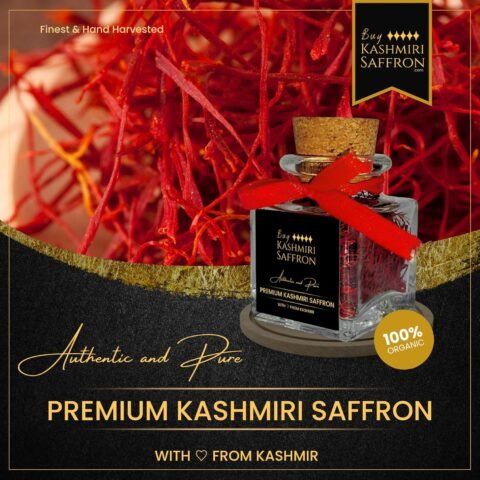 Premium Kashmiri Saffron (Kesar/Kumkuma Puvvu)
