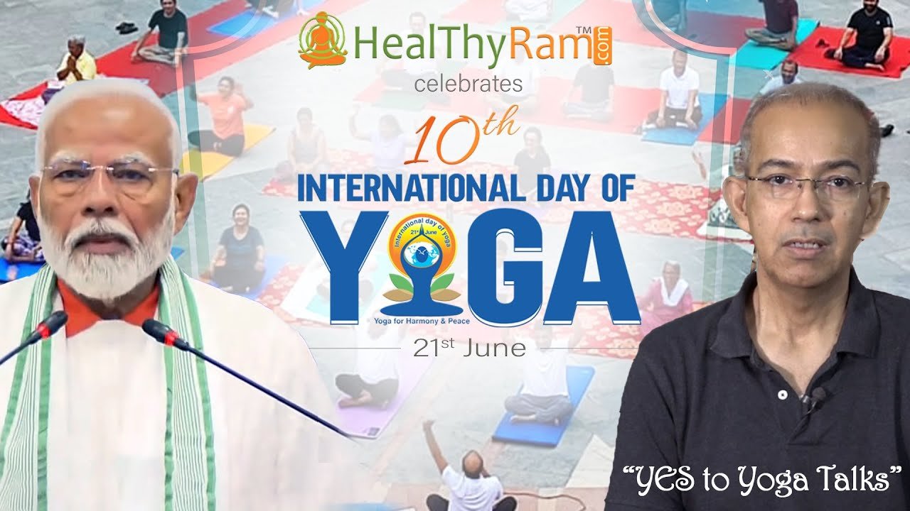 International Day of Yoga 2024 (IDY) celebration at HealThyRam | YesToYogaTalks