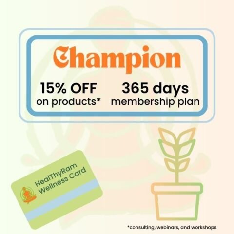 Champion - HealThyRam Wellness Membership Card