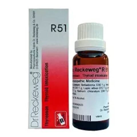 Dr Reckeweg R51 THYROID INTOXICATION 22 ML