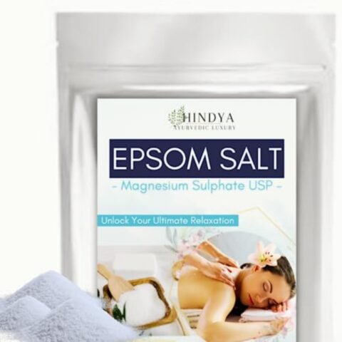 Epsom Salt | Bath Salt Crystal and Bath | For Muscle Relief, Relieves Aches & Pain | Magnesium Sulphate | pain relief, foot soak 500g
