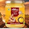 Nutri Organics Pure A2 Bilona Curd Churned Cow Ghee| Grass Fed Gir Cows | Glass Jar | Pure Aroma, Natural & Healthy Danedar Ghee| Lab Tested