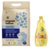 Organic Tattva, Organic Sonamasuri Brown Gluten Free and Unpolished Rice, 5 Kg & Organic Tattva, Organic Sesame Unrefined Cooking Oil, 1 Litre