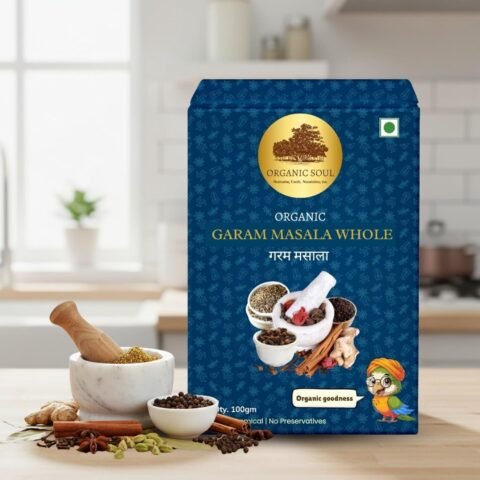 Organic Whole Garam Masala Spices 100g | Khada Masala | Sabut Garam Masala Mix (100gm) 100% Organic Cooking Spice