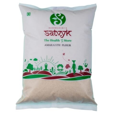 S Siddhagiri’s SATVYK THE HEALTH re STORE – Organic Ragi Flour – (Set of 3 – 2.25 kg) – Stoneground | Gluten-Free Finger Millet Flour | Super-Nutritious Nanchni Aata | Fresh Ragi Aata | 3 Packets of 750gm Each