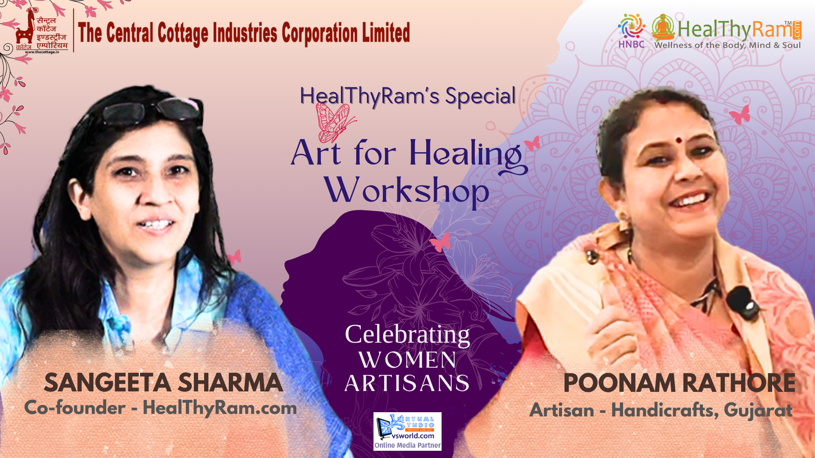 Celebrating Women Artisans: Poonam Rathore - Handicrafts | HealThyRam - Art for Healing Workshop