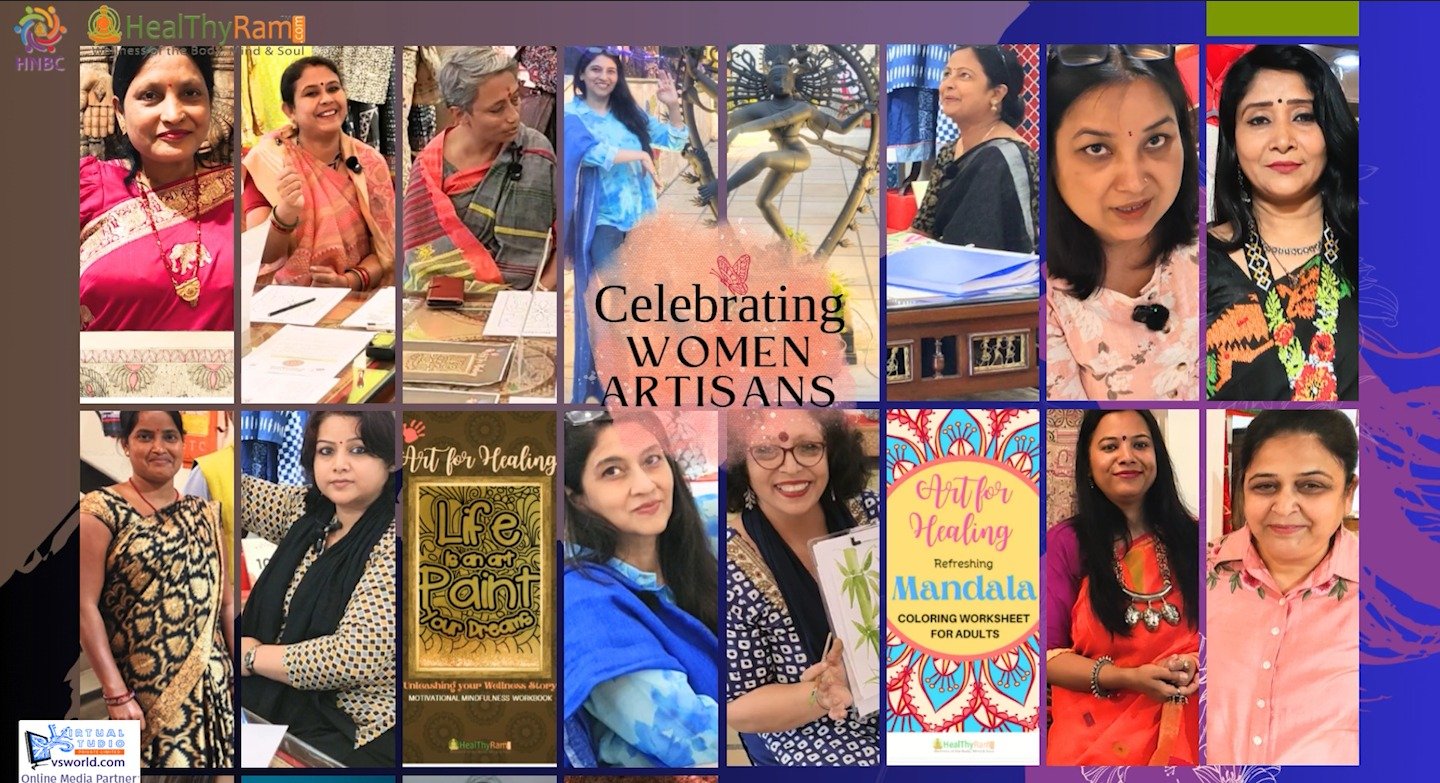 Intro and Glimpse of CCIE Women Artisans| HealThyRam - Art for Healing Workshop