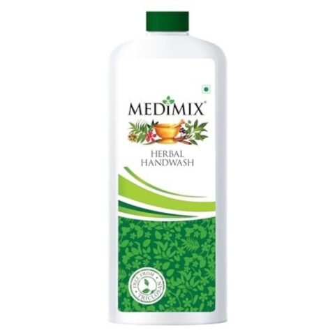 Medimix Liquid Handwash Bottle with Germ Protection | Soft, Moisturized Hands | Harsh Chemical-Free