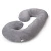 OYO BABY Cooling Pregnancy Pillows, Silky Maternity Pillow for Pregnant Women, Pregnancy Body Pillow for Sleeping, Back Pain Relief and Pregnant Legs, HIPS, Belly Support
