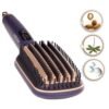 VEGA Litstyle L1 Hair Straightener Brush For Women With Triple Care & Thermoprotect Technology (Keratin,Argan Oil & Ionic),Frizz-Free Hair In Few Mins,Straightening Effect Upto 12 Hours(VHSB-06),Blue