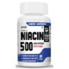 NutriJa Niacin 500 Vitamin B3 (Nicotinic Acid) with Flush