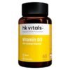 hk vitals Vitamin D3 (600 IU) (60 Capsules) | With Sunflower Oil, Promotes Calcium Absorption | Bone Health, Muscle Strength & Immunity