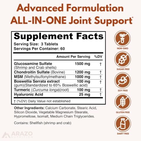 Arazo Nutrition Glucosamine Chondroitin