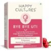 Happy Cultures Bye Bye UTI – Nutritional Supplement with D-Mannose, Cranberry Extract & Probiotics – Fast-Acting Relief & Prevention for UTI – 15 x 2g (Sachets)