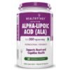 HealthyHey Nutrition Alpha Lipoic Acid - ALA-60 Veg. Capsules - Gluten Free & Non-GMO