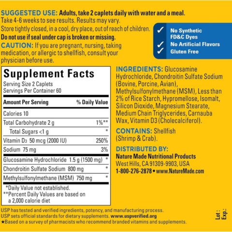 Nature Made Glucosamine Chondroitin Complex-3