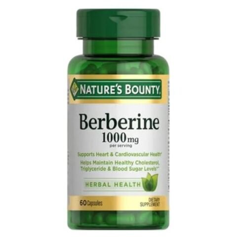 Nature’s Bounty Berberine 1000mg Capsules