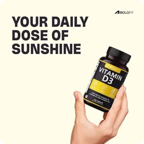 Boldfit Vitamin D3 K2 Supplement for Bone