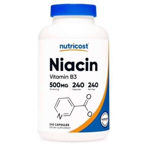 Nutricost Niacin (Vitamin B3) 500mg,