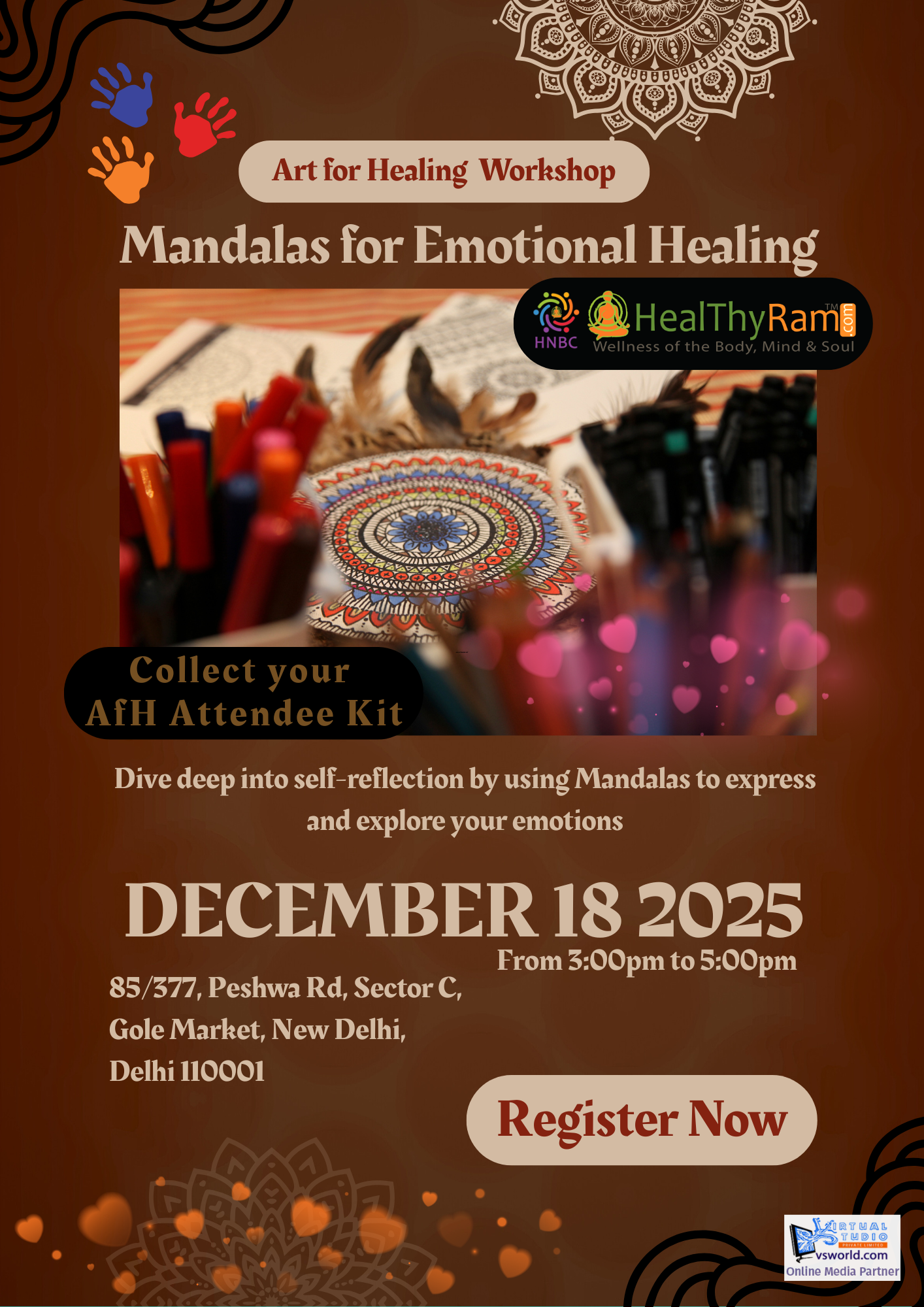 M🎨AfH Workshop Mandalas for Emotional Healing - Workbook